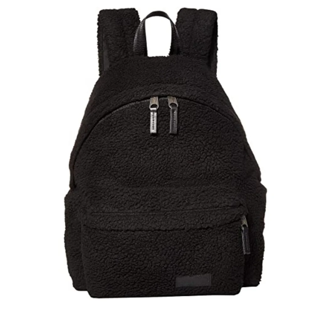 Eastpak Faux Fur Padded Pak'R Shear Black Backpack